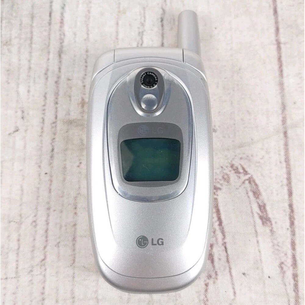 LG C2000 - Flip Phone CellPhone (Cingular) - Gray / Silver TESTED WORKING - Y2K